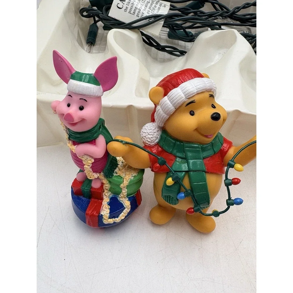 VTG EZ Lights, Santa's Best, Ten Light Pooh Illuminated Tree Trimmer Set (WORKS)